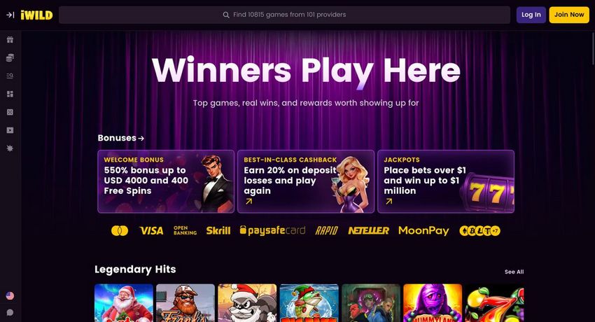 Testimonianza su iWild Casino